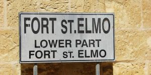 A street sign that says port st. Elmo